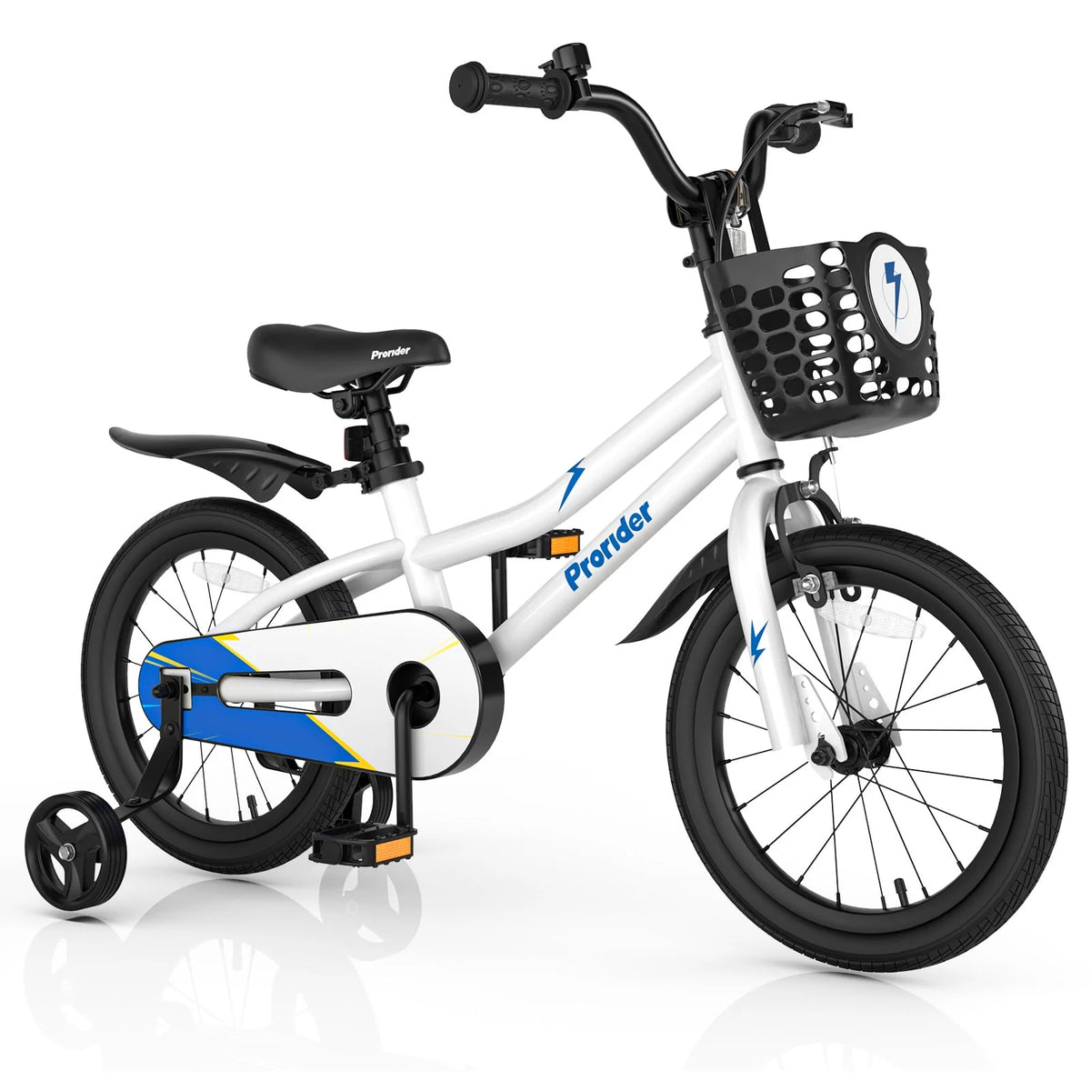 16'' Kids Bike with Training Wheels and Basket V809