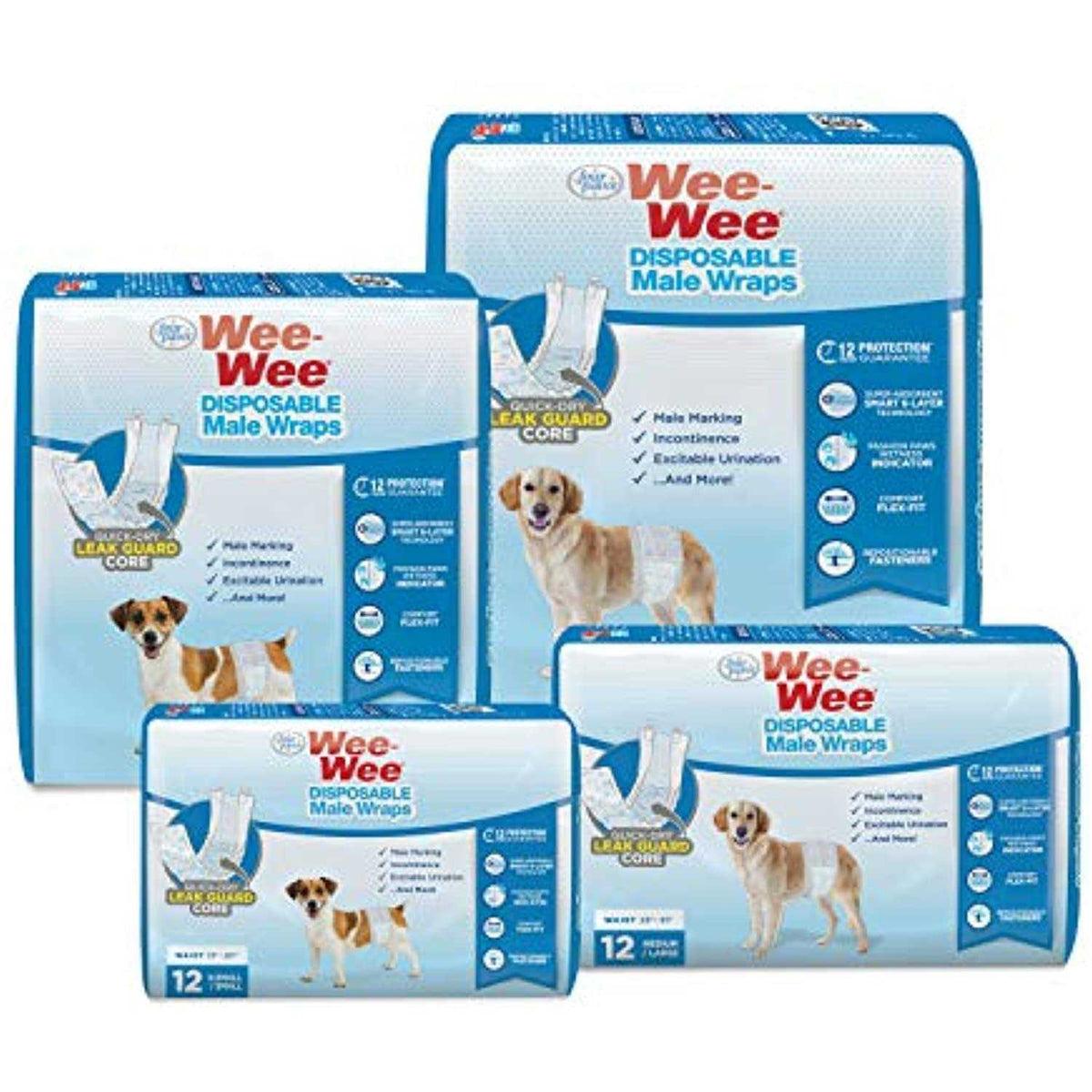 Disposable Male Dog Wraps K57266