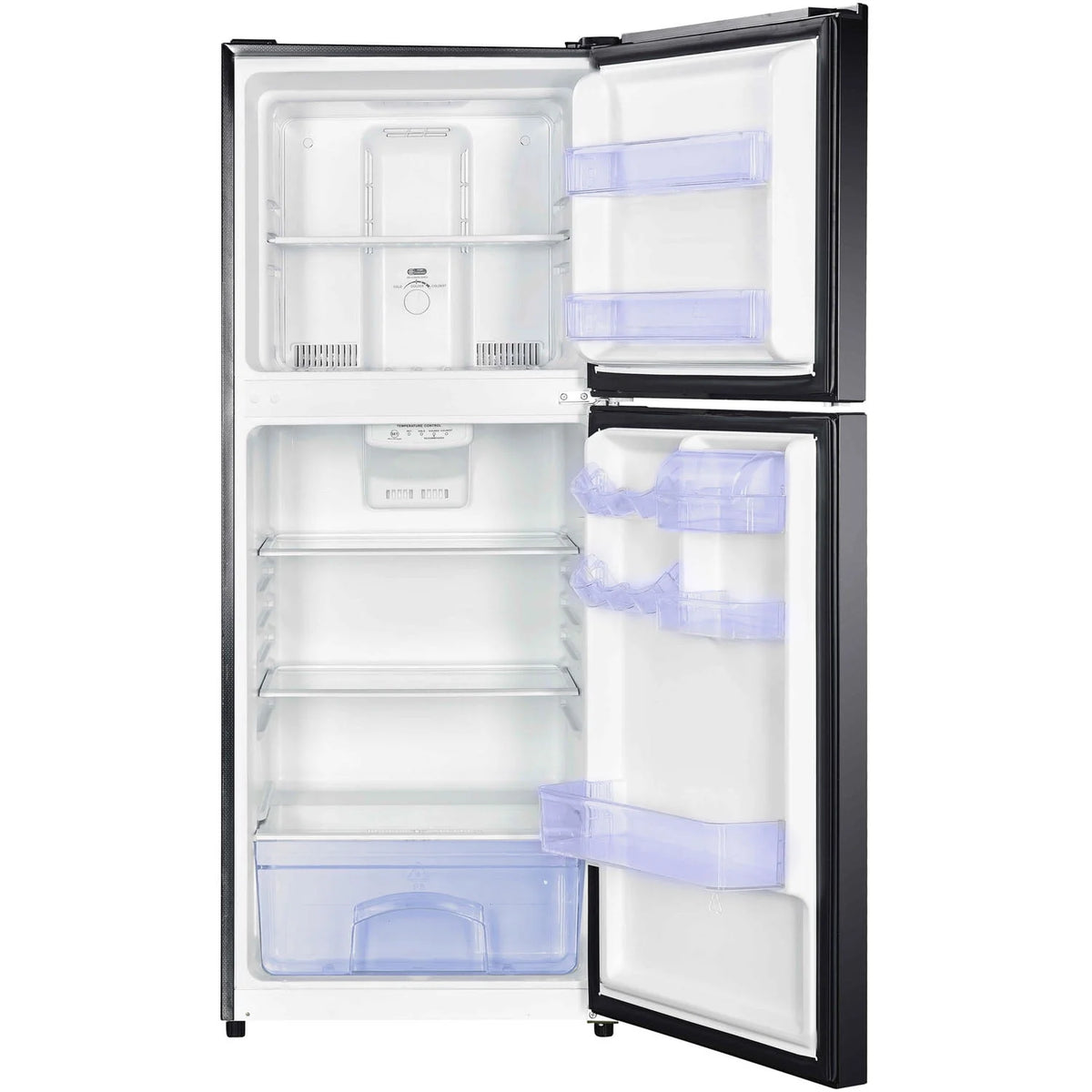 10.1-Cu. Ft. Black Refrigerator with Top-Mount Freezer U737