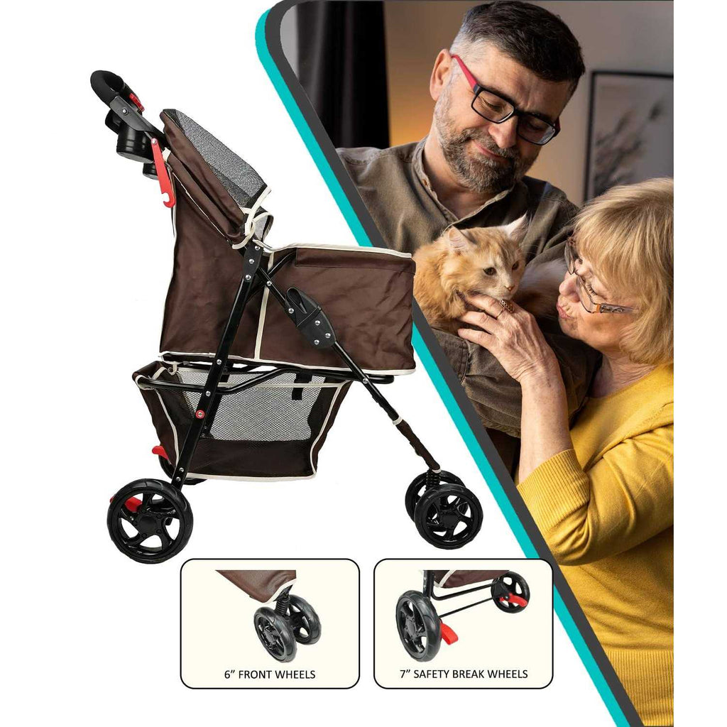 Single Pet Stroller E93656