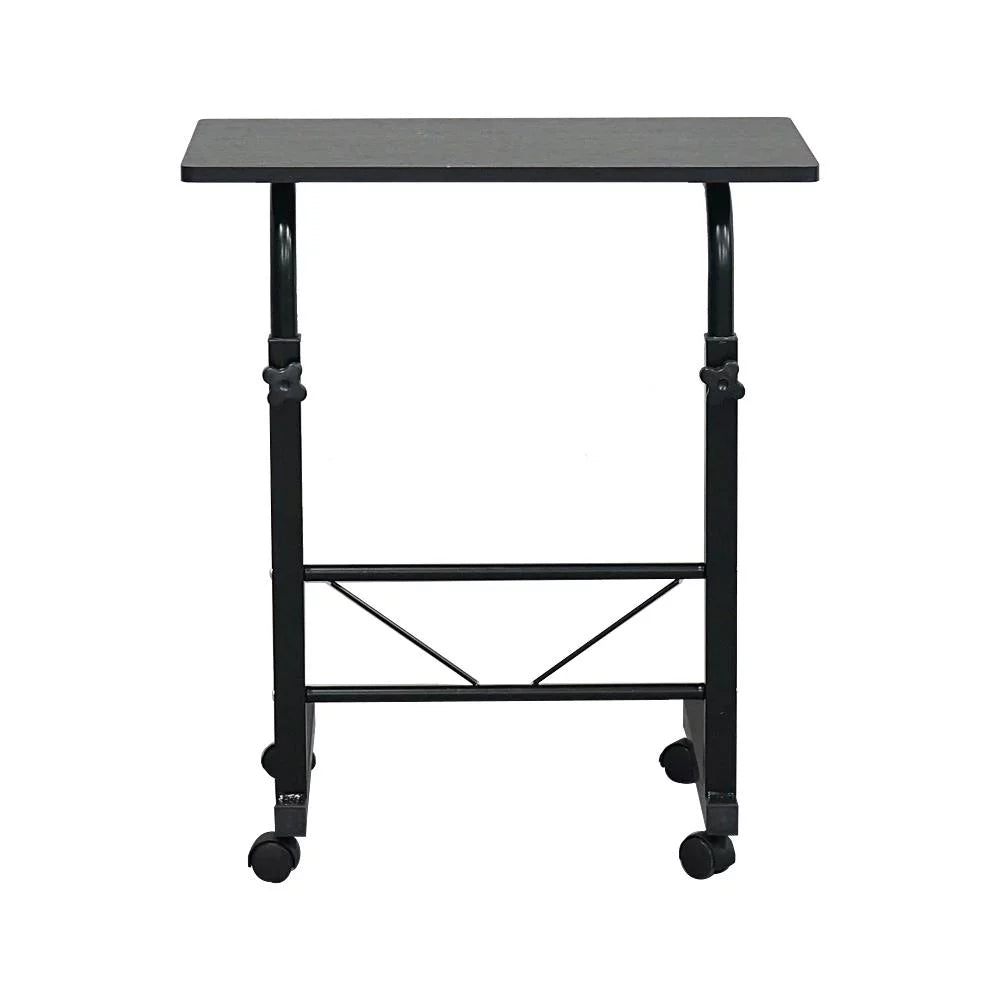 Black Mobile Laptop Desk Adjustable Side Table X3352