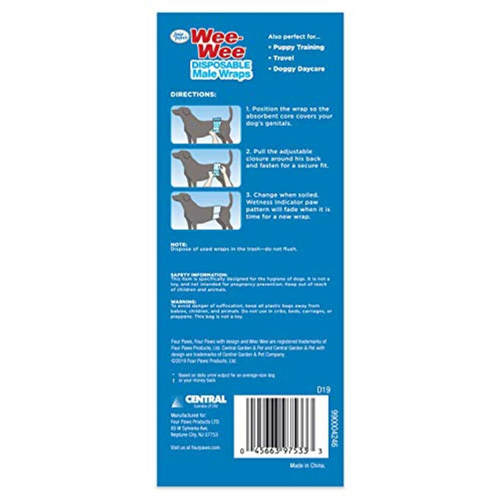 Disposable Male Dog Wraps K57266