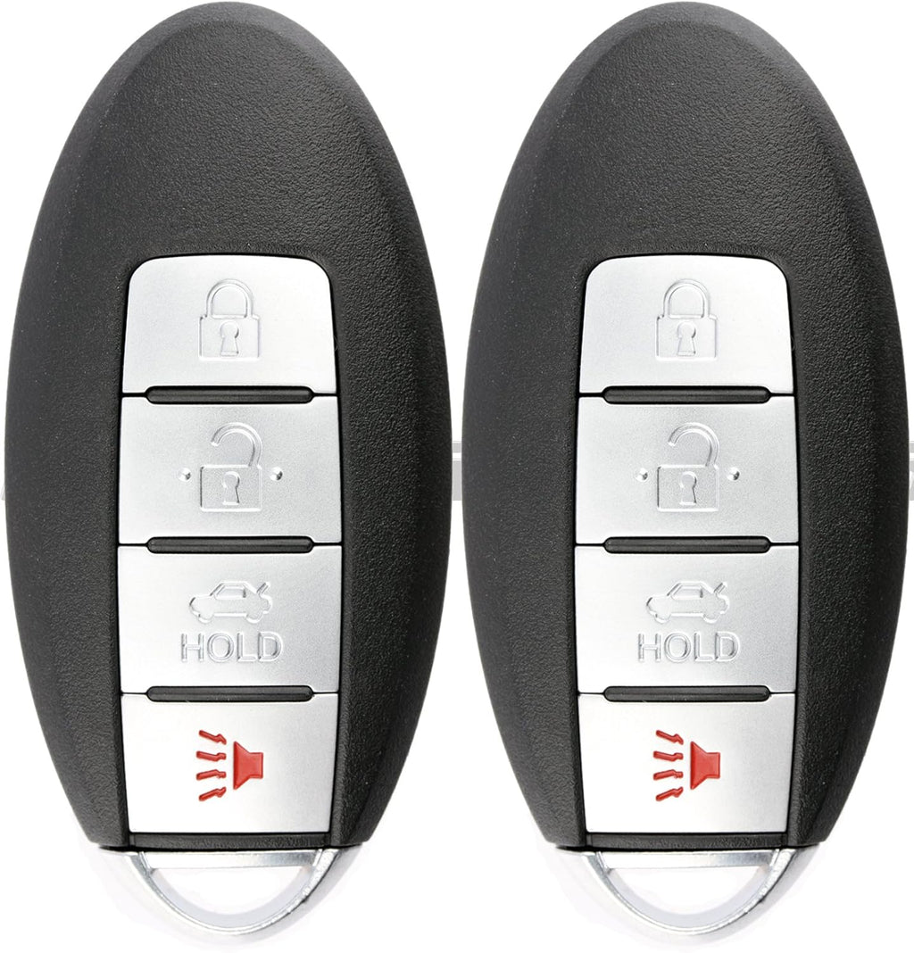 Keyless Entry Remote Control Car Smart Key Fob Replacement Pack of 2 N71903