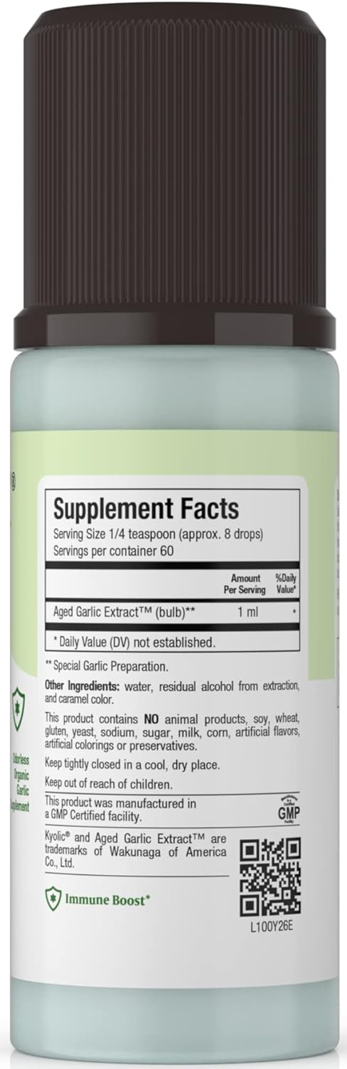 Odorless Organic Garlic Liquid Supplements 2 Pack A28828