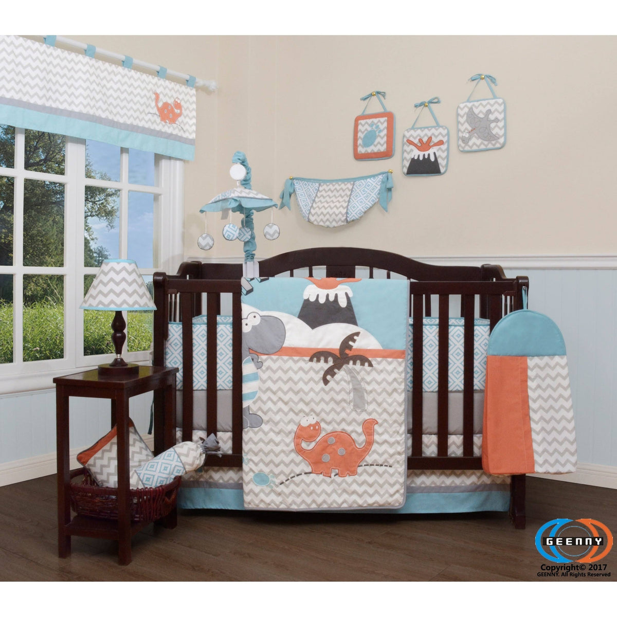 13 Piece Nursery Crib Bedding Set Y2692
