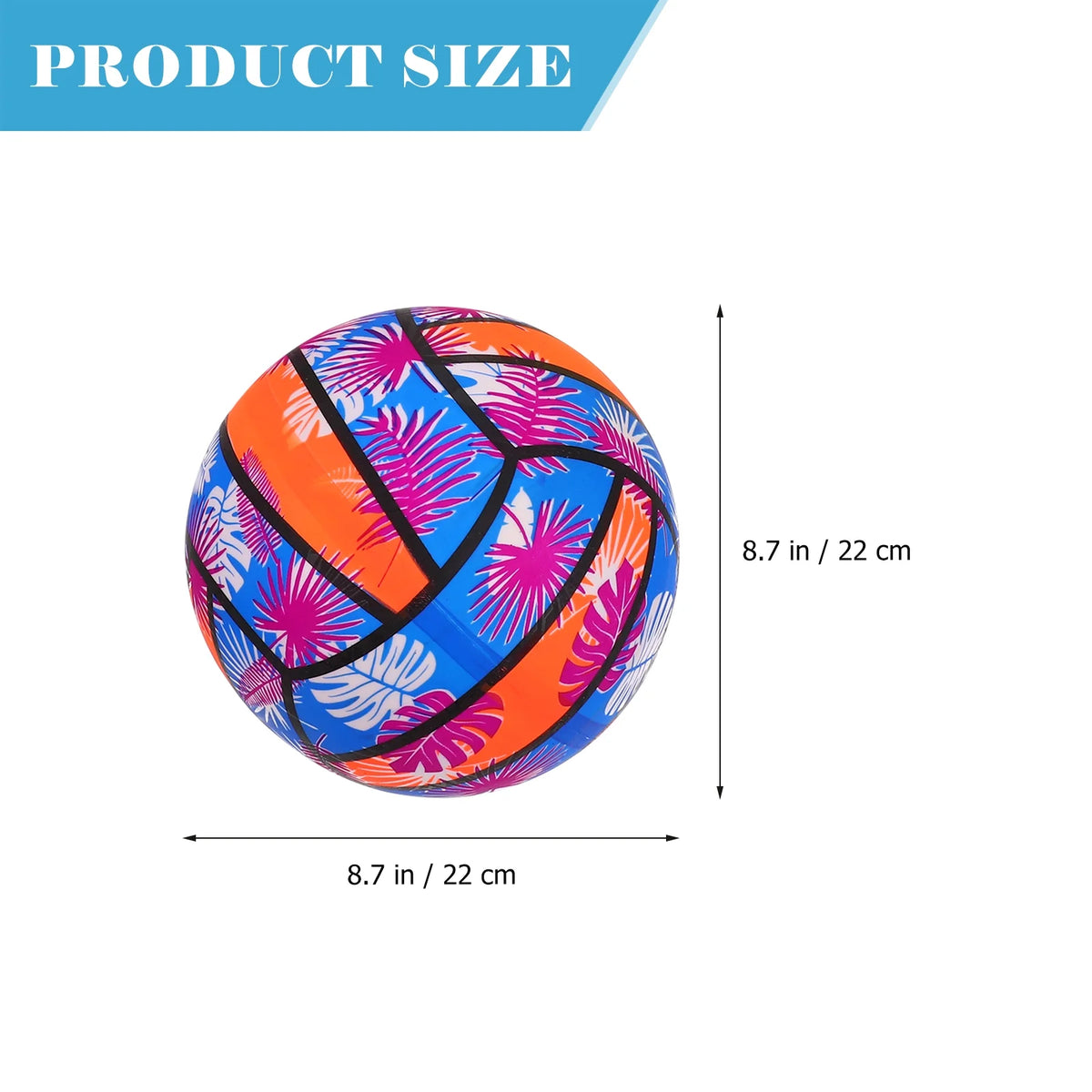 3Pcs Colorful Inflatable Water Volleyball Toy S306570