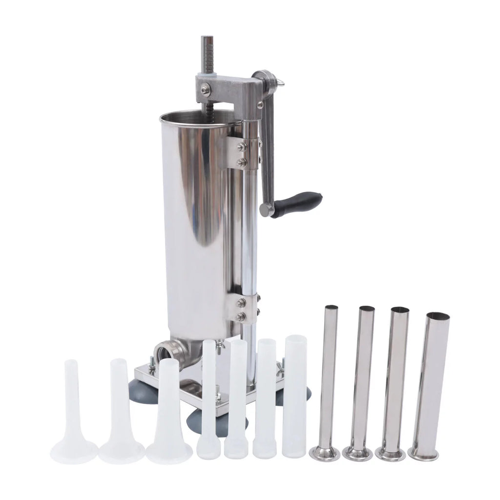 3L Stainless Steel Sausage Stuffer with 8 Tubes H846