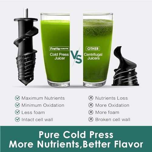 White Slow Masticating Cold Press Juicer L254
