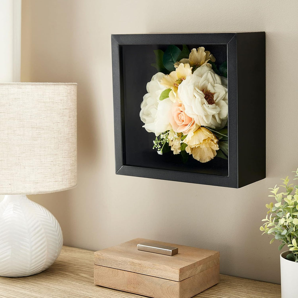 10" x 10" Black Extra Deep Shadow Box Display Case P516676