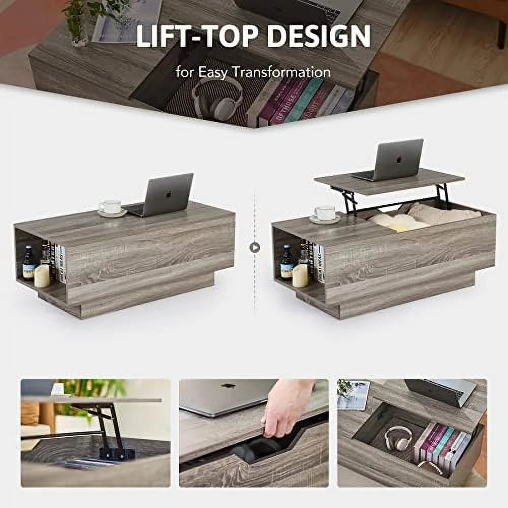 Lift Top Coffee Table with Hidden Storage K472724