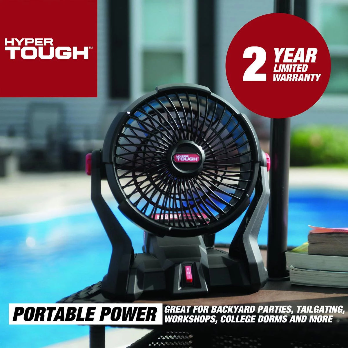7.5 in. Cordless Fan with 2.0Ah Lithium-Ion Battery W21317