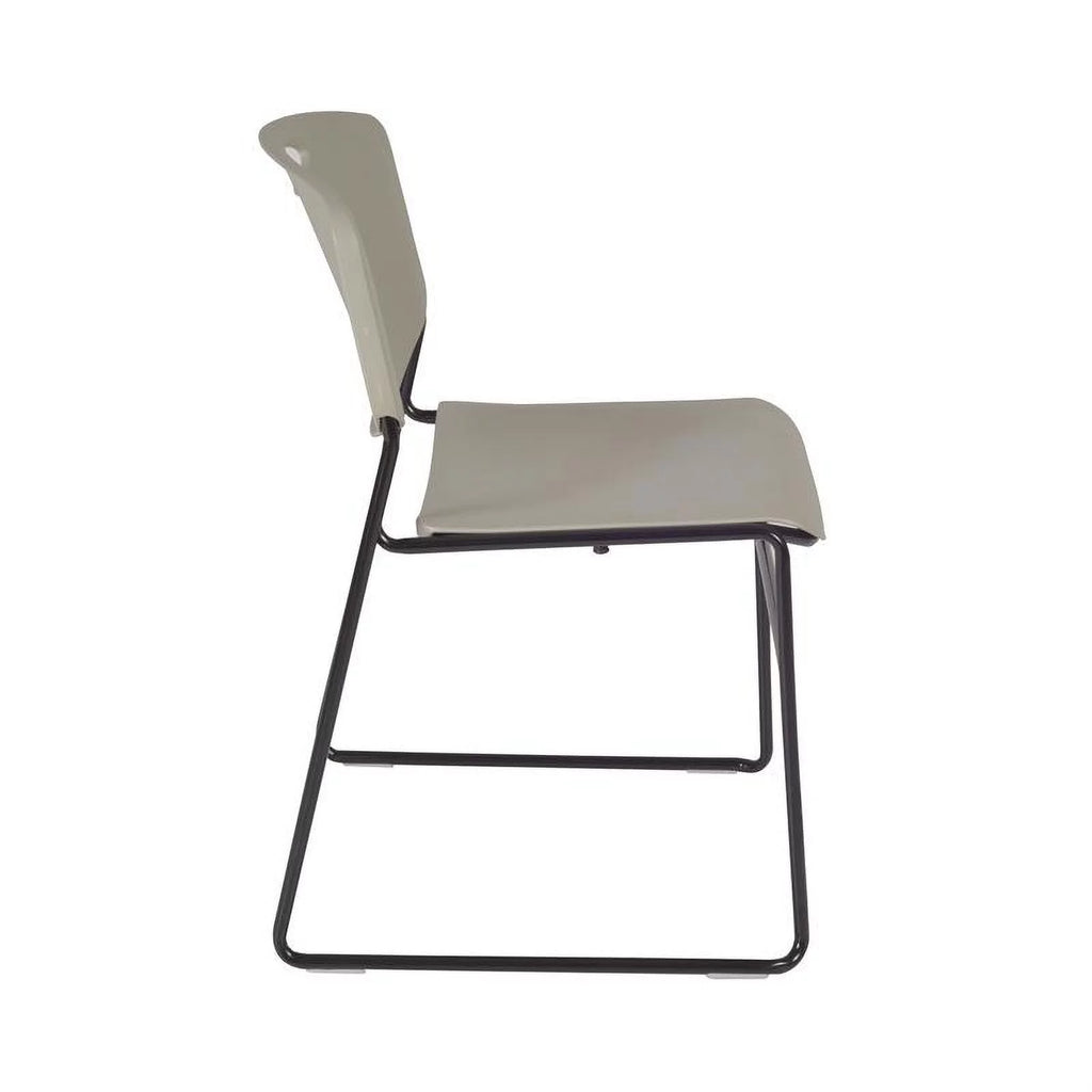48" Square Breakroom Table & 4 Stack Chairs P422885