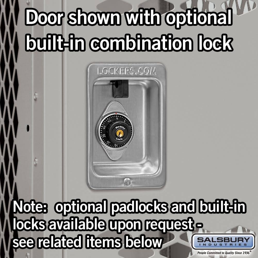 Triple Tier Vented Metal Locker K24885