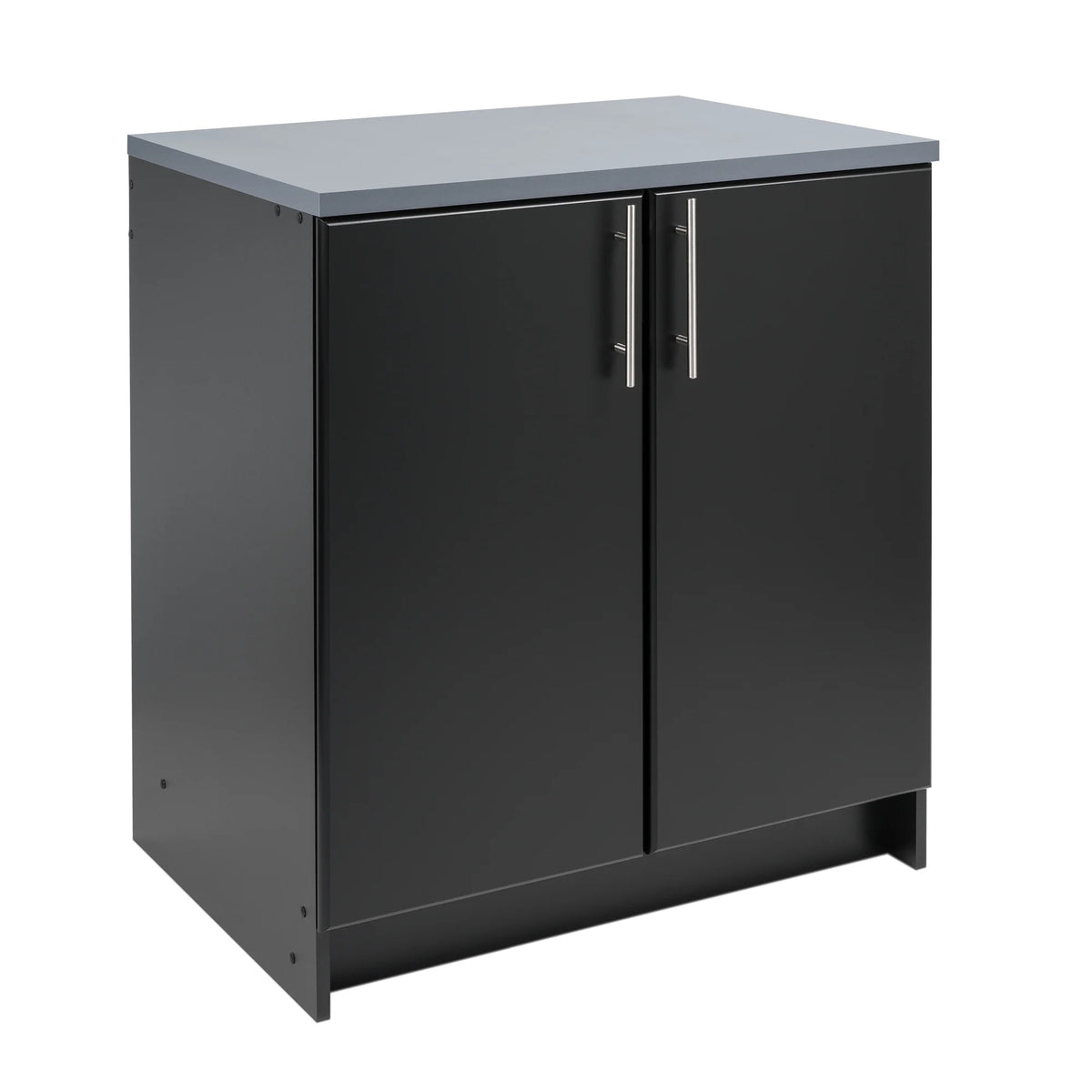 Black 32" Storage Cabinet with 1 Adjustable Shelf U25321