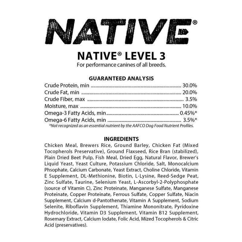 40 Pounds Level 3 Performance Dog Food D749379