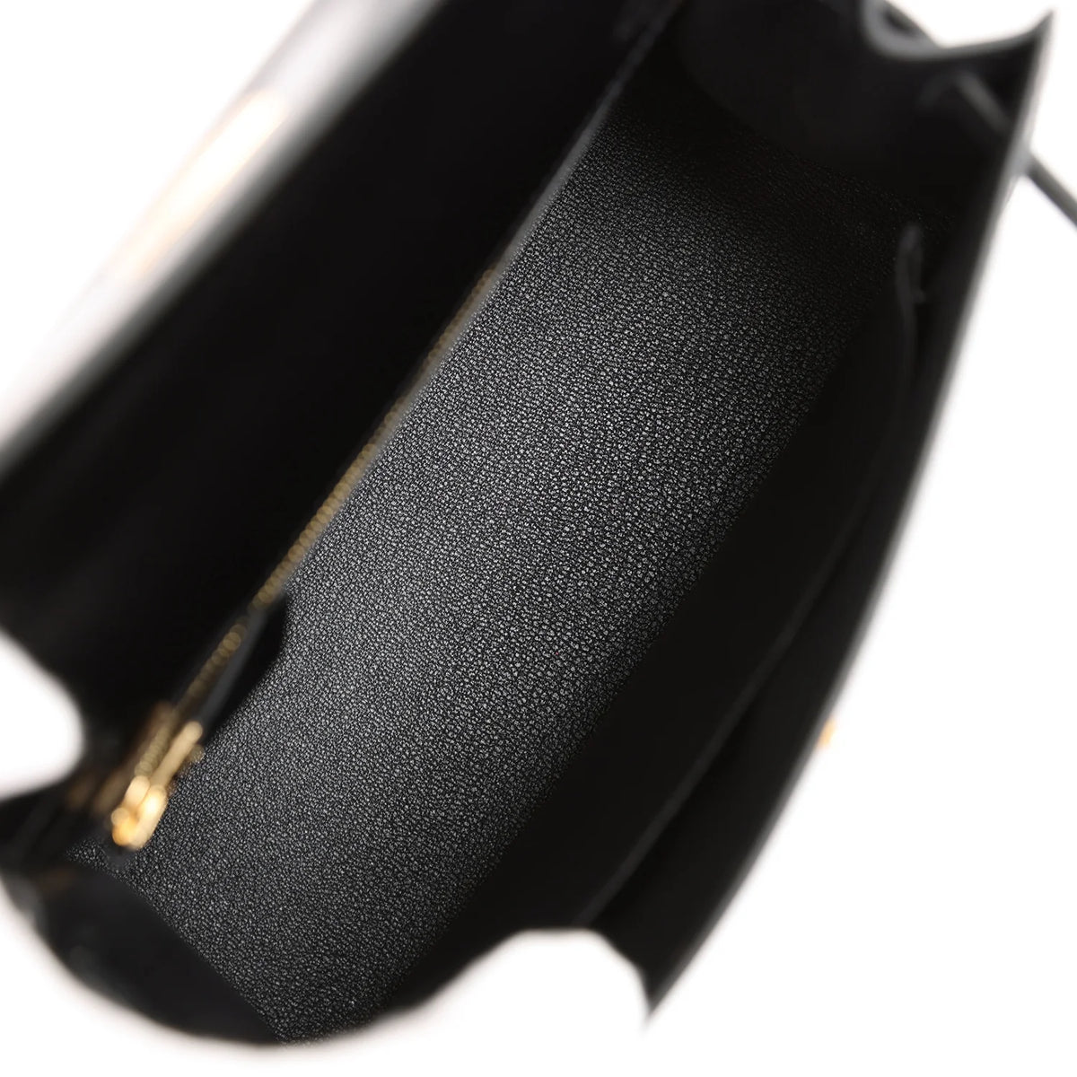 Black Leather Bag B966