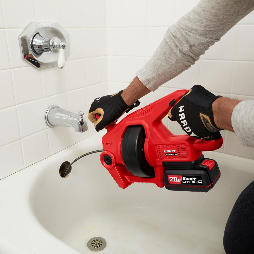 20V Cordless Automatic Feed Drain Cleaner O135