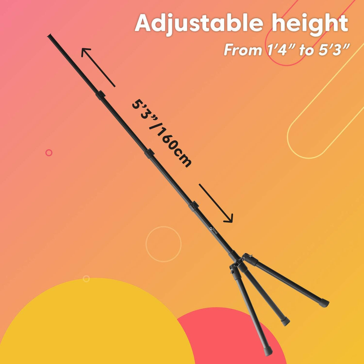 Extendable Aluminum Camera Tripod S32216