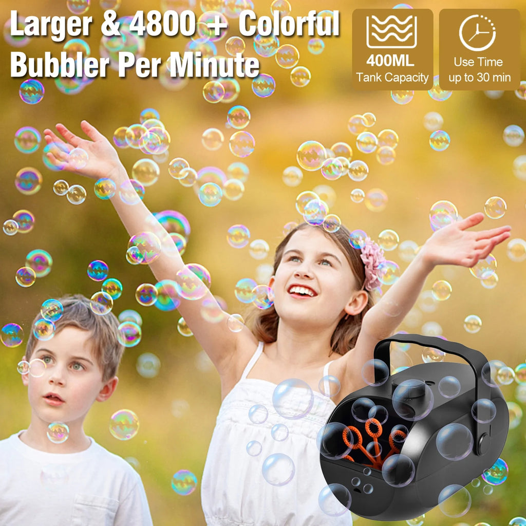 Portable Rechargeable Bubble Machine S4090