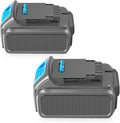 2 Packs 20V 6.0Ah Battery with LED Indicator (Grey) M44052