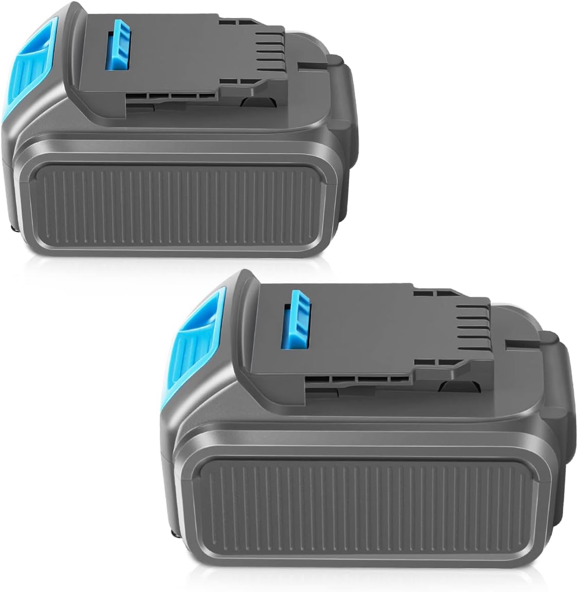2 Packs 20V 6.0Ah Battery with LED Indicator (Grey) M44052