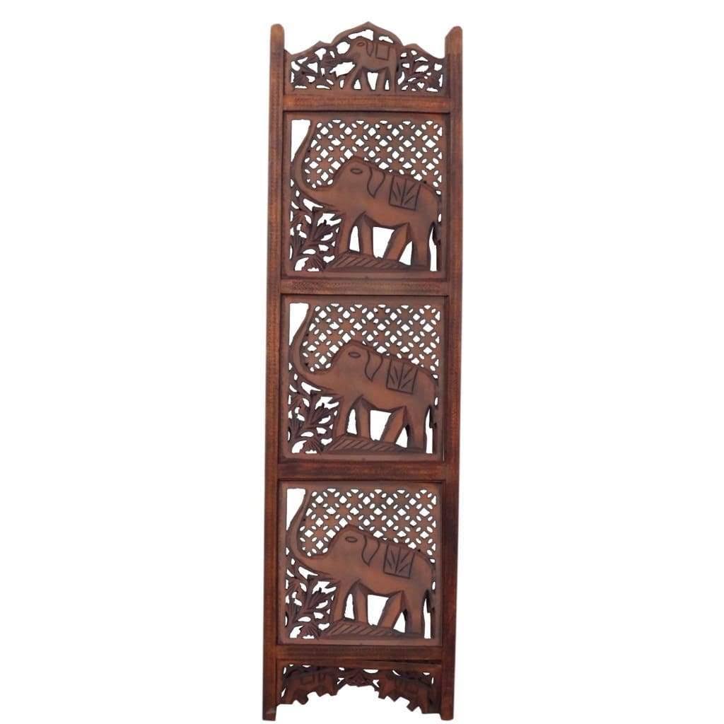 Carved Wood Room Divider B98746