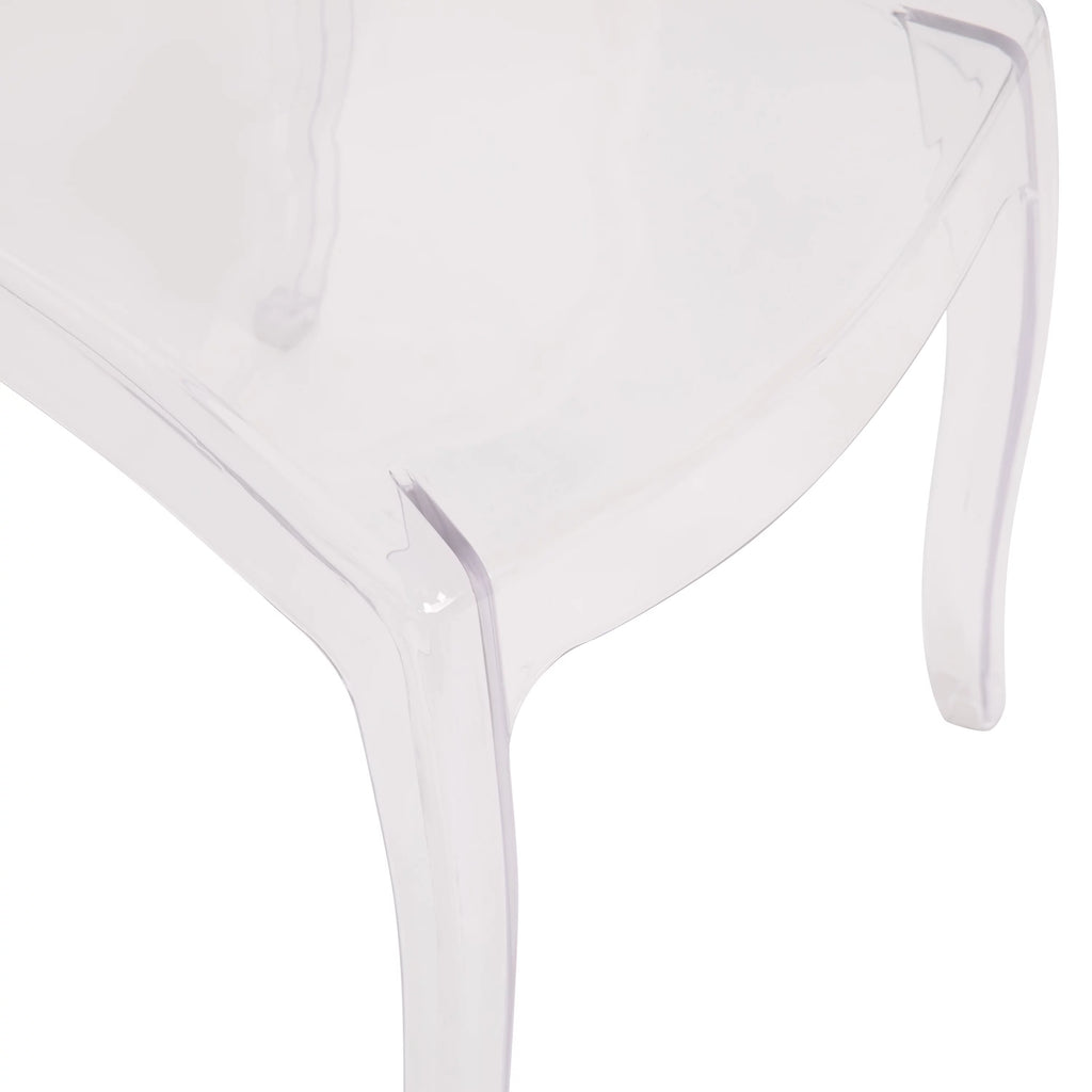Clear Plastic Chair Set of 4 B9085