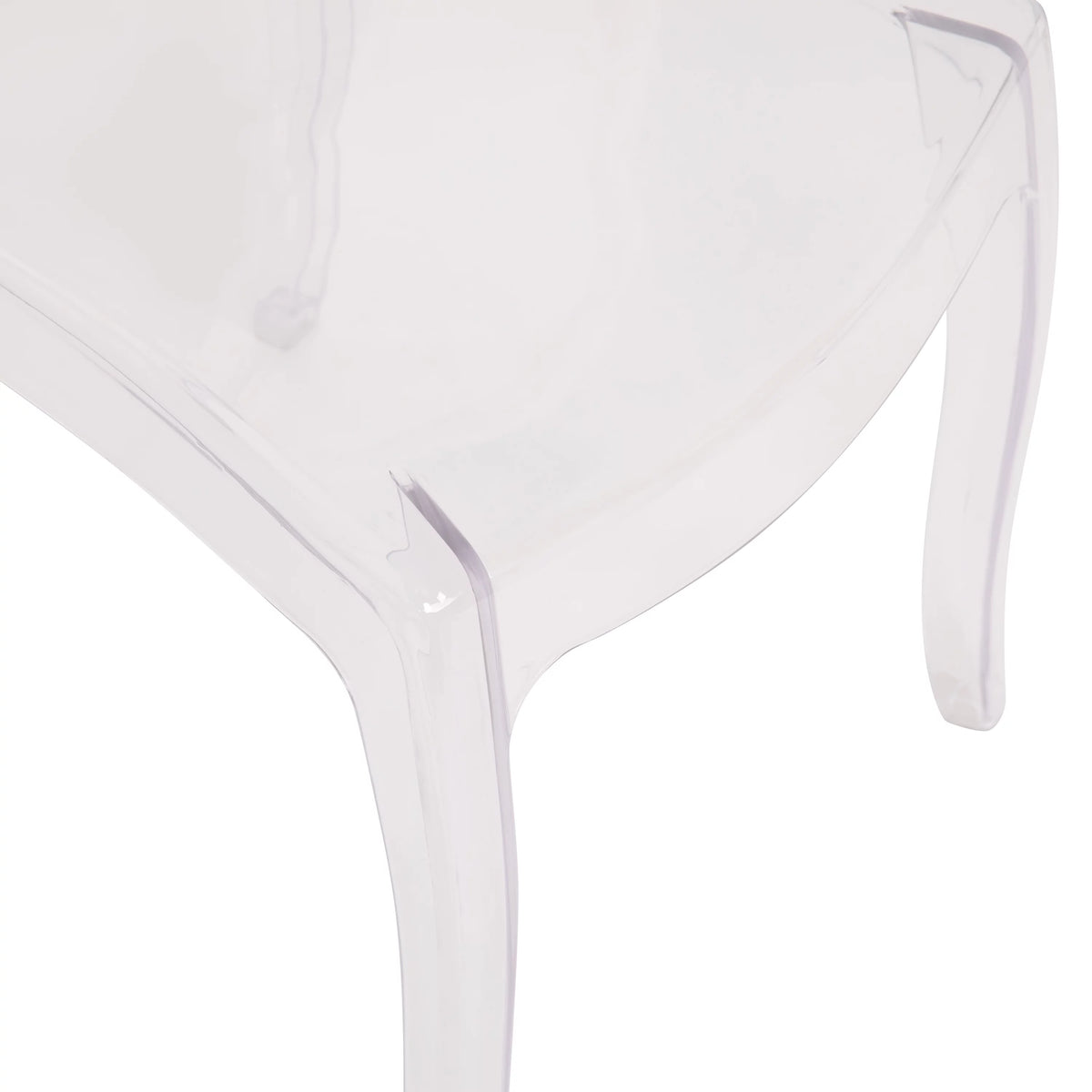 Clear Plastic Chair Set of 4 B9085