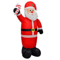 Christmas Inflatable Santa Claus with LEDs 10 ft Q843529