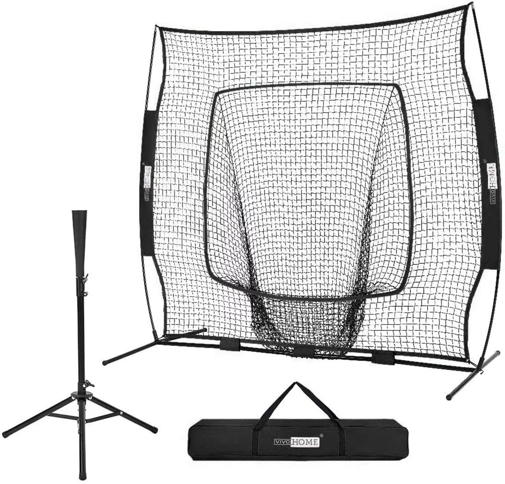 7x7Ft Baseball Softball Practice Net with Carry Bag S521102