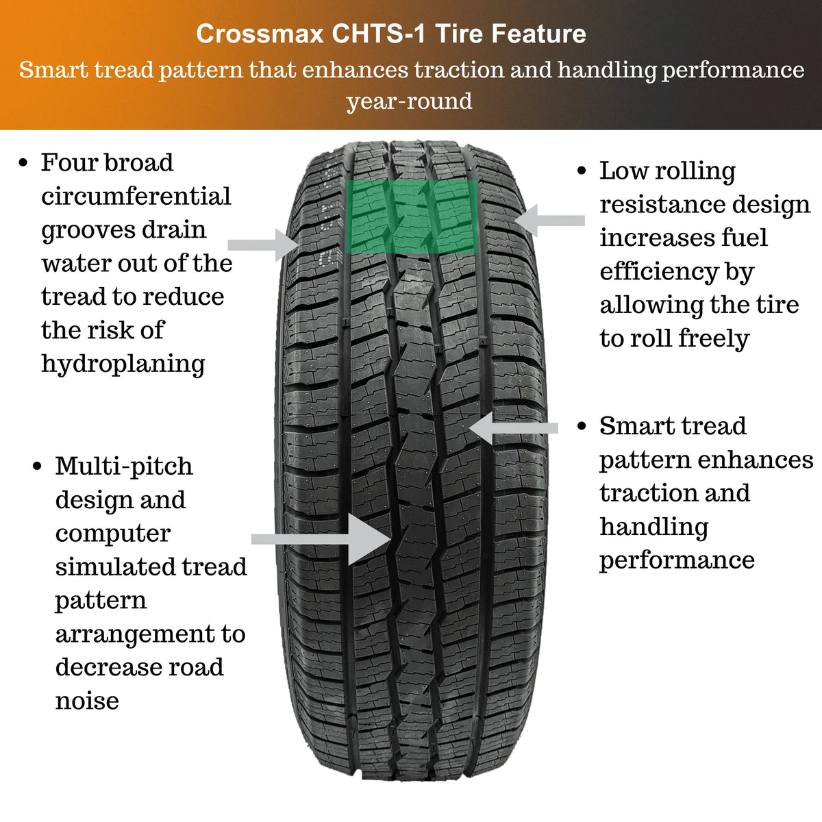 235/70R16 106H All-Season Tire Y320