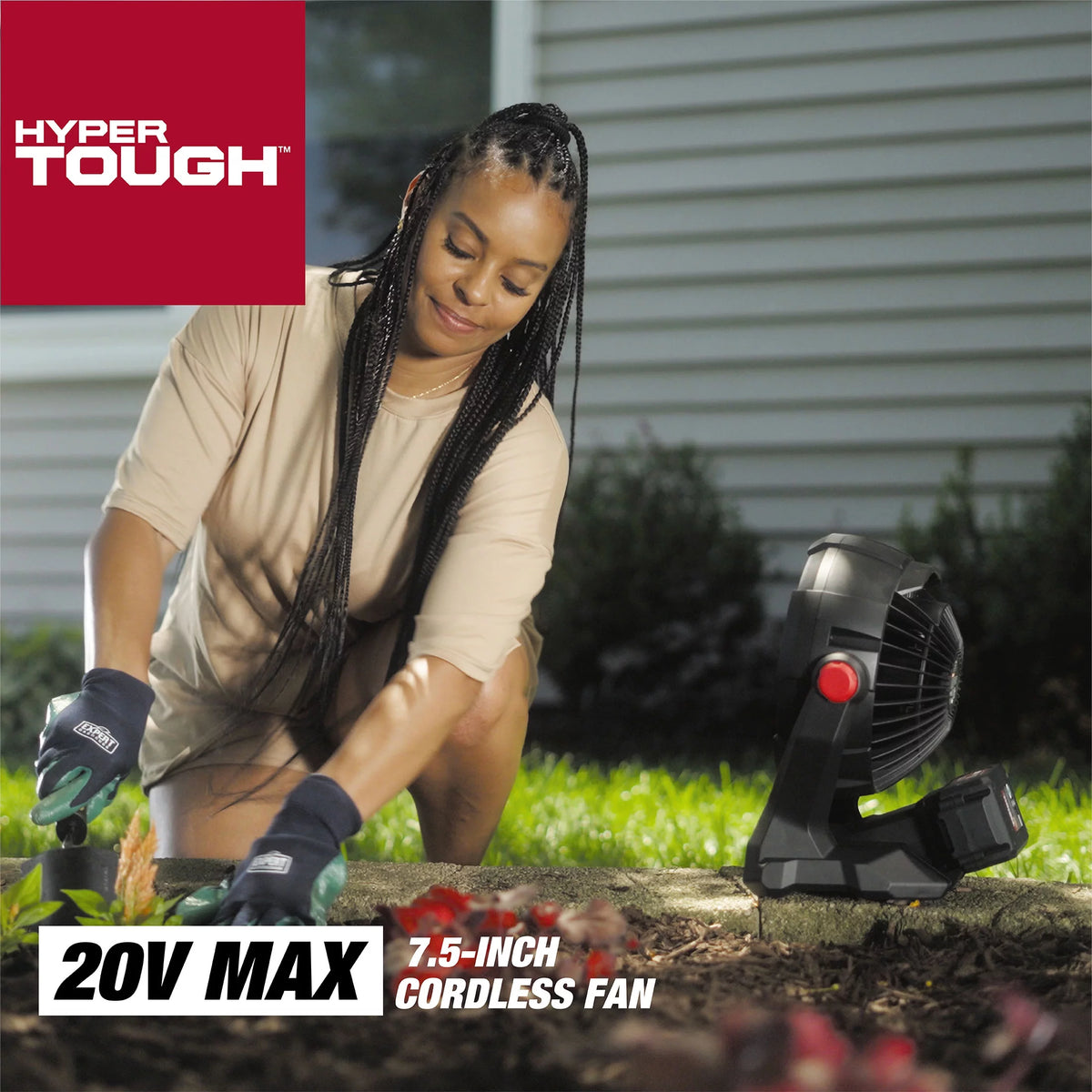 7.5 in. Cordless Fan with 2.0Ah Lithium-Ion Battery W21317