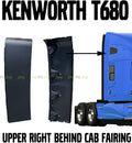 Kenworth T680 Upper Top Right Behind Cab Cabin Sleeper Fairing U5002