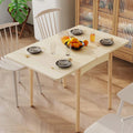 Folding Dining Table with Hidden Storage, Beige B8534