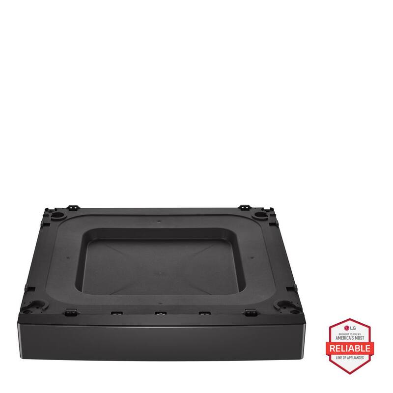 Black Steel Laundry Pedestal O626