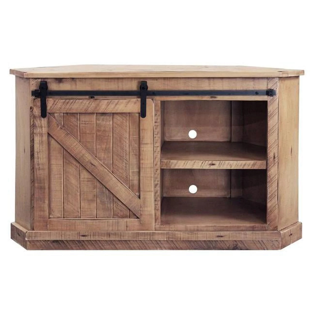 Rustic Corner TV Cart J208675