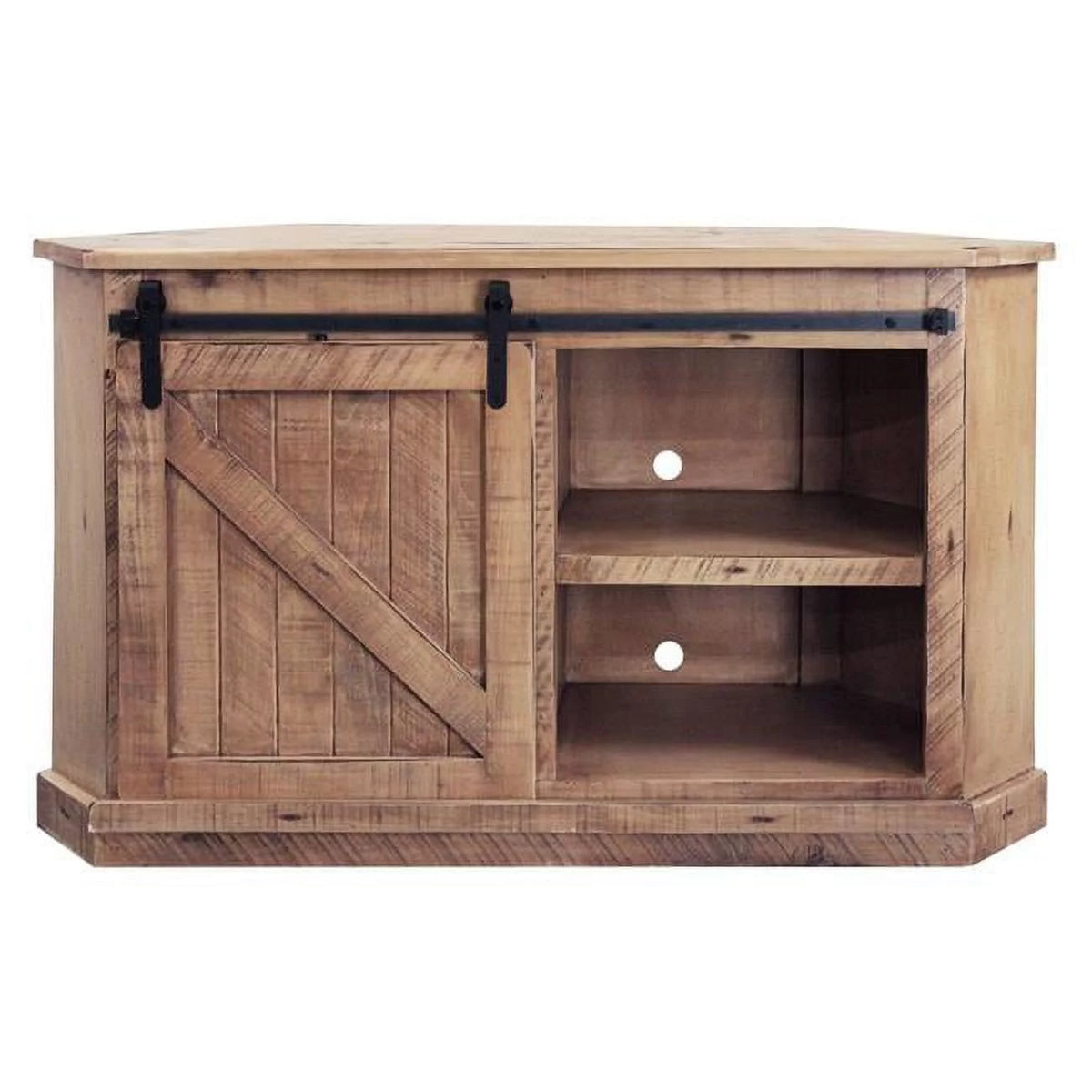 Rustic Corner TV Cart J208675