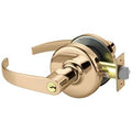 Cylindrical Lock Bright Bronze Clear Coated C3632