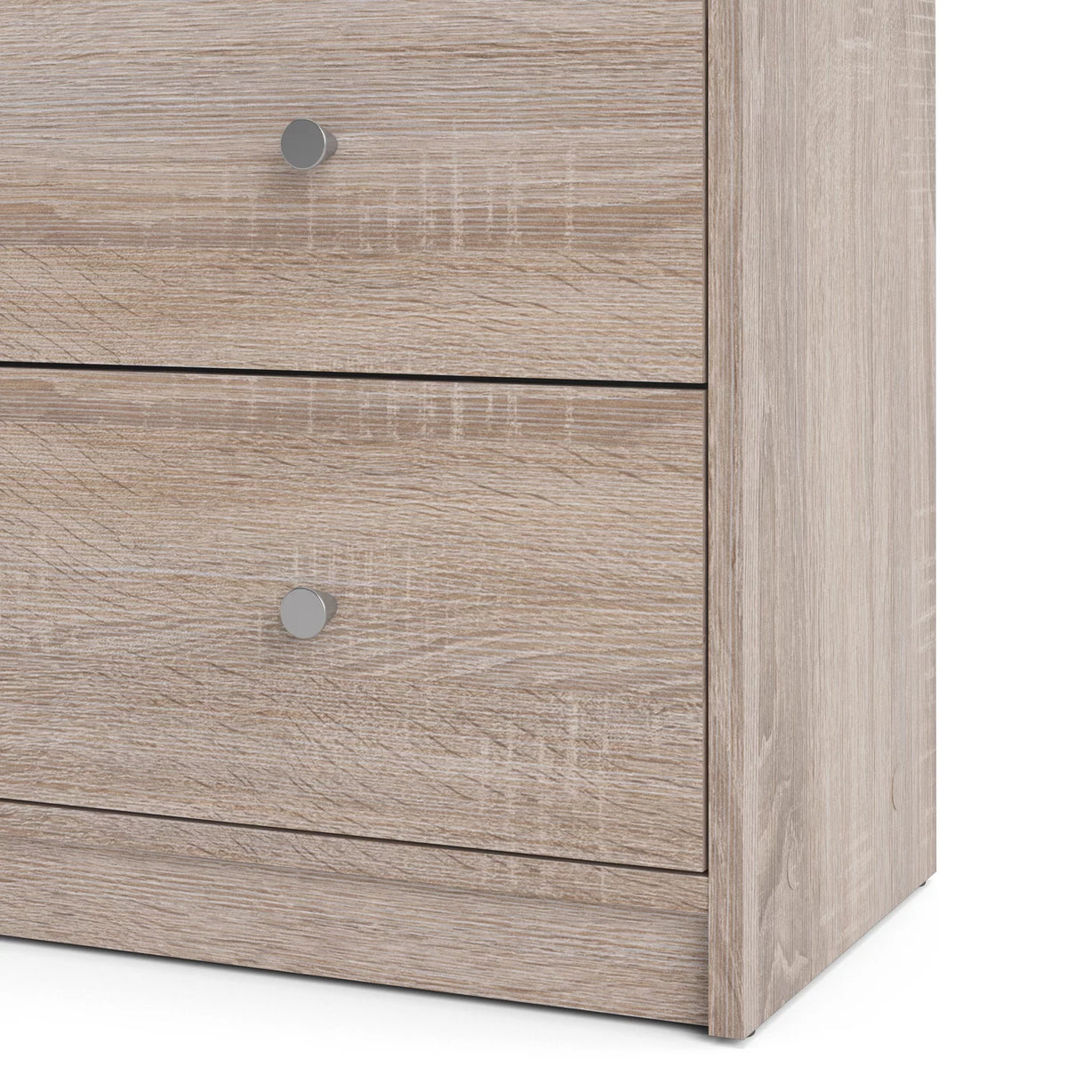 White 6 Drawer Double Dresser M44921