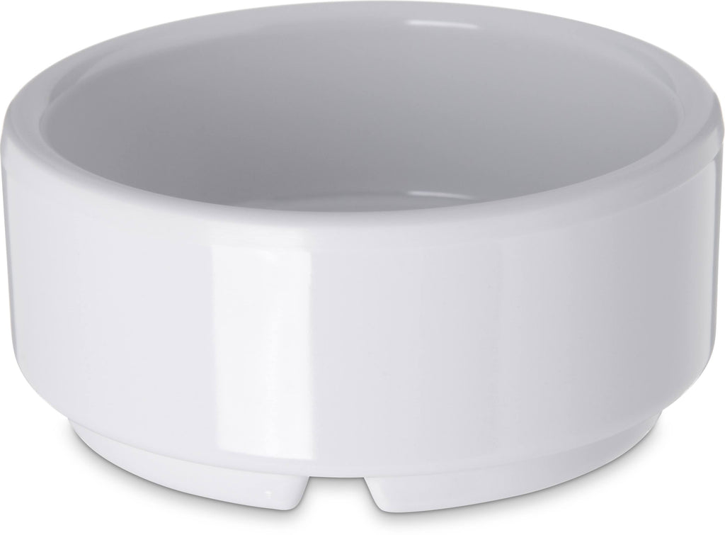 White Melamine 2 oz Straight Sided Ramekin M805593