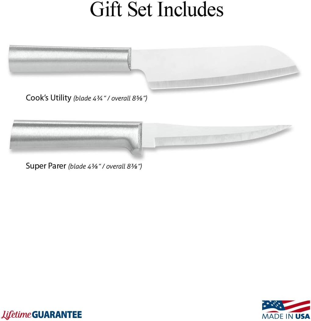 Two Piece Stainless Steel Knife Set, 8 Inches A497