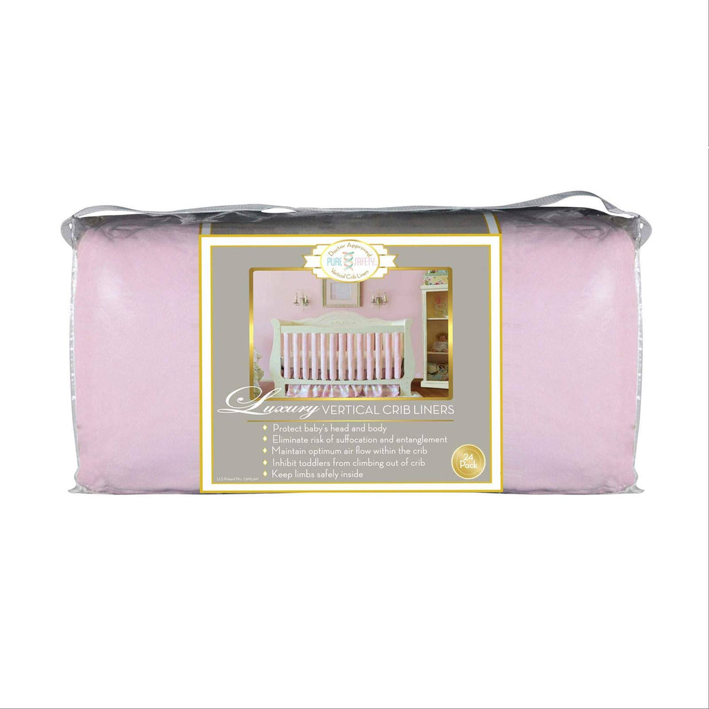 38 Pack Pink Minky Crib Liners R970377