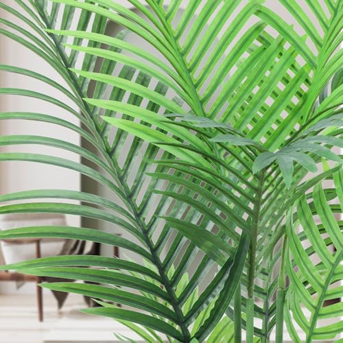 Artificial Areca Palm Plant Faux Tropical Tree 6FT with 15 Trunks (2pack) A729189