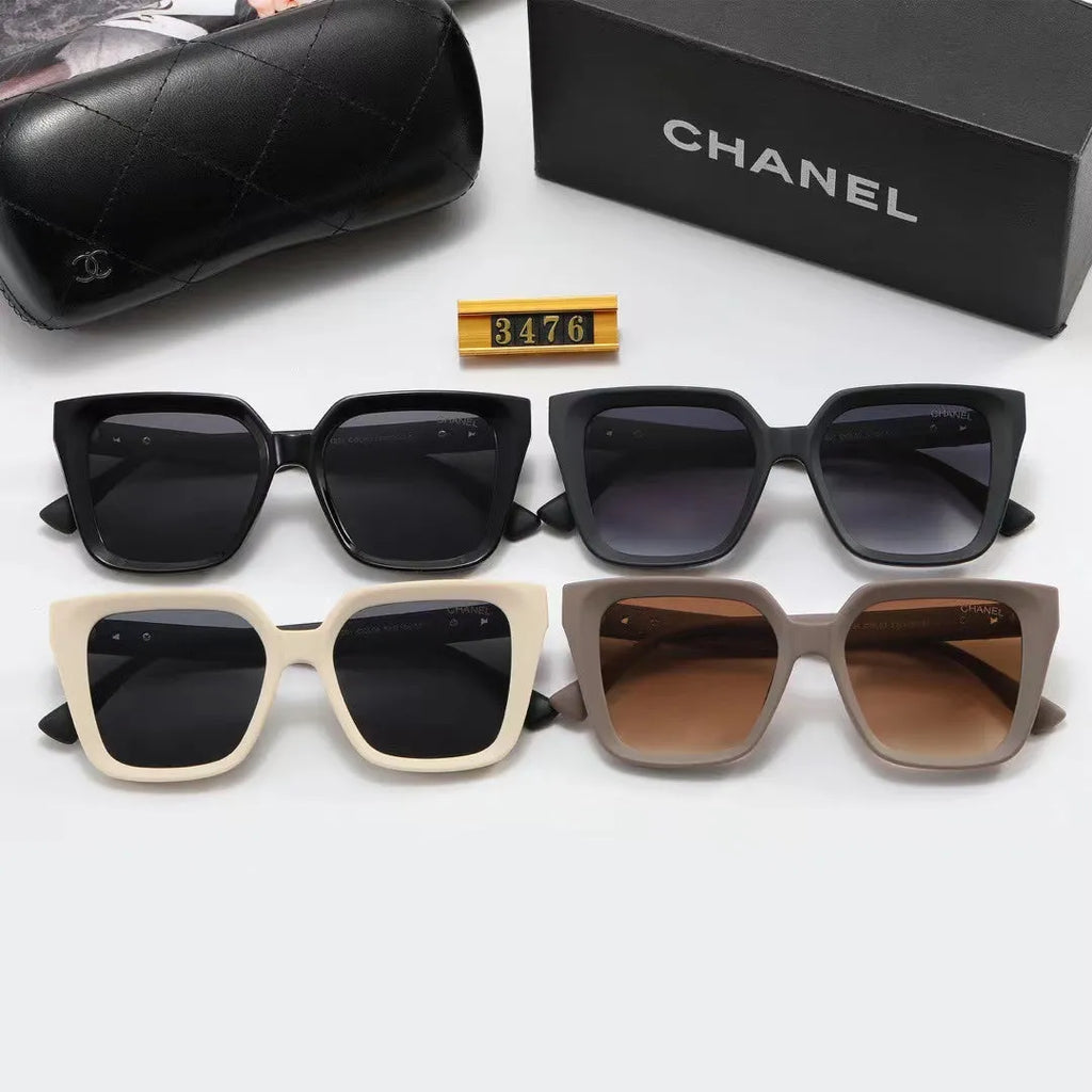 Double C Rhombic Temple Polarized Sunglasses H59418