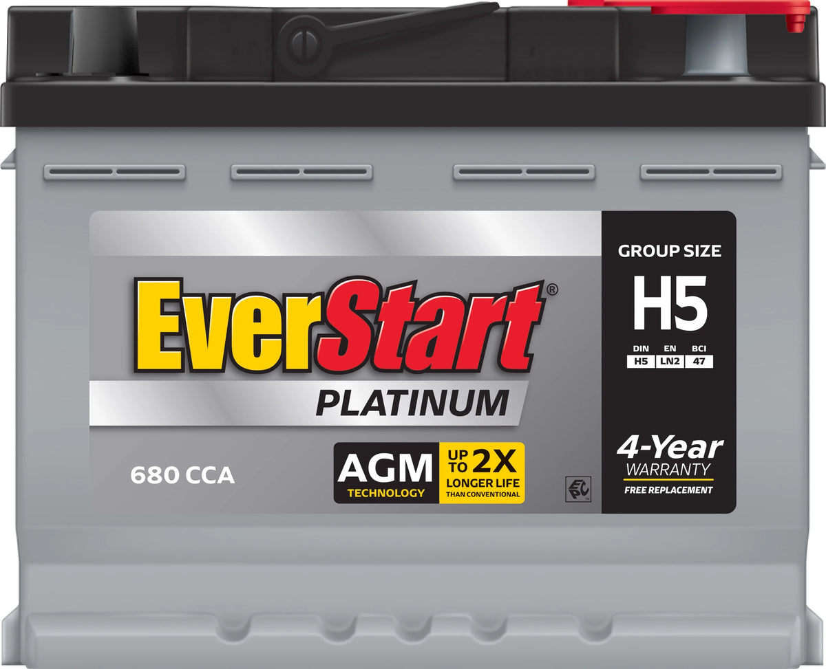 AGM Automotive Battery Group Size H5 12 Volt 680 CCA N93151