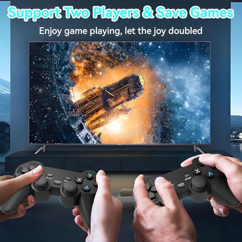 Wireless Retro Gaming Console Stick, Plug and Play, 4K HDMI, 2.4G Wireless Controllers, 64GB O6304