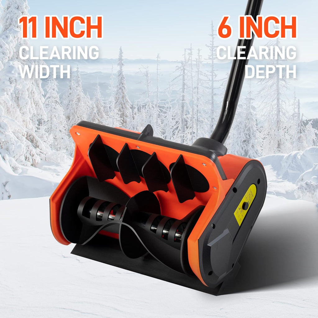 Cordless Snow Shovel with 4.0 Ah Battery & Quick Charger Q116545