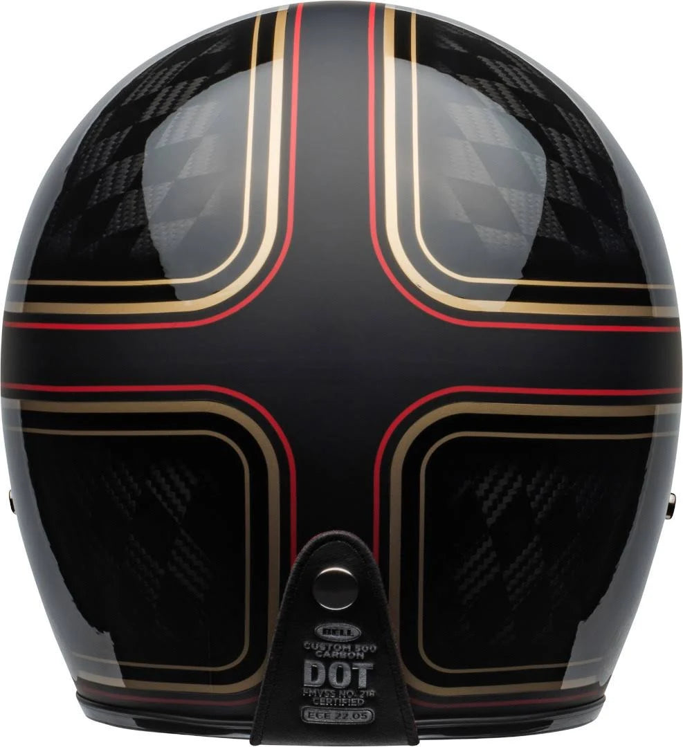 Black/Gold Jet Helmet T831