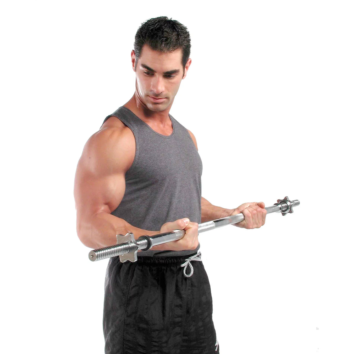 47-Inch Black Curl Bar D5586