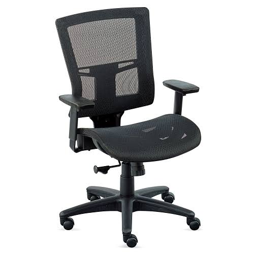 Black Mesh Chair E6588